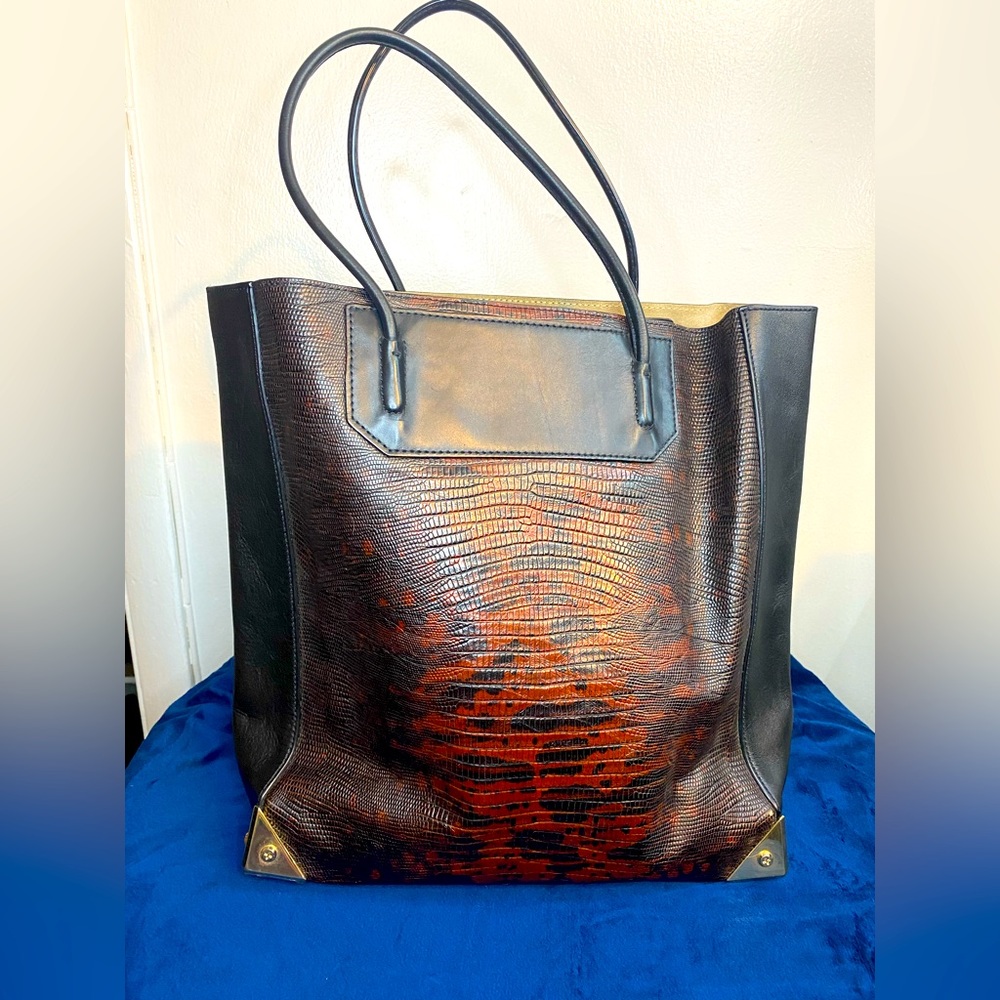 Alexander Wang “Prisma” tote bag with duster bag and interior coin purse.